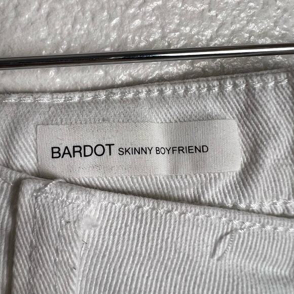 Kut from the Kloth White Bardot Capri Skinny Boyfriend Jeans Size 2 - Picture 7 of 7